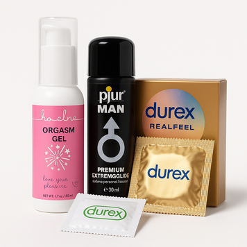 COMBO набор - Love Boost (Loveline + pjur MAN + Durex) M