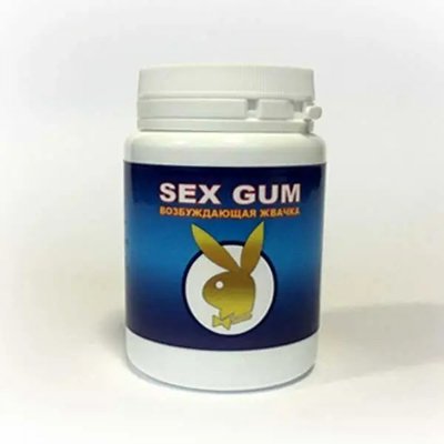 Возбуждающая жвачка для двоих Sex Gum, 20 шт B88022 фото