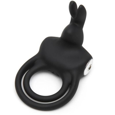 Двойное эрекционное кольцо с вибрацией Happy Rabbit Stimulating Rechargeable Rabbit Cock Ring FS73137 фото