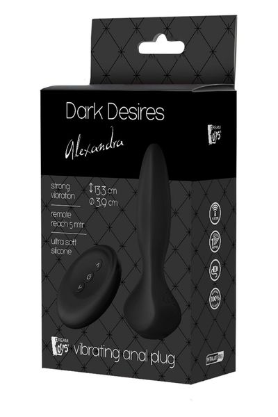 Анальна пробка з пультом керування DARK DESIRES ALEXANDRA DT21969 SafeYourLove