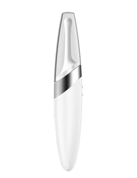 Белый вибратор для клитора Satisfyer Twirling Delight (Распродажа)