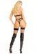 Leg Avenue Patent Leather Harness Teddy, size L