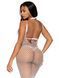 Long dress in large mesh Leg Avenue, white, O/S