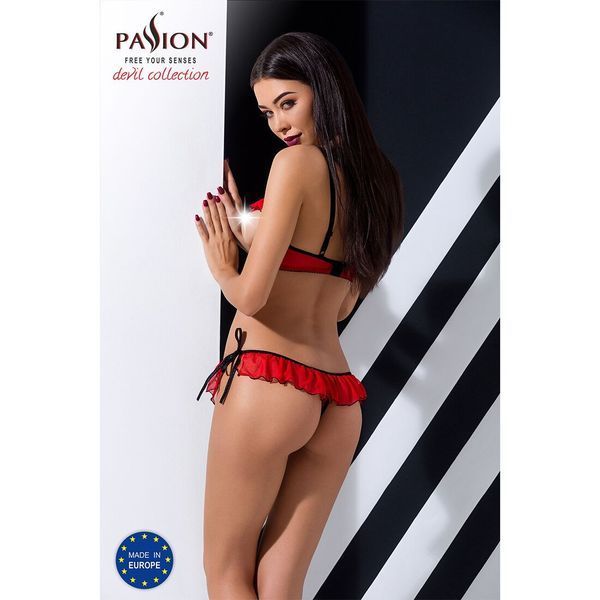 Комплект белья Passion CHERRY SET OpenBra, размер 2XL/3XL PS25509 фото