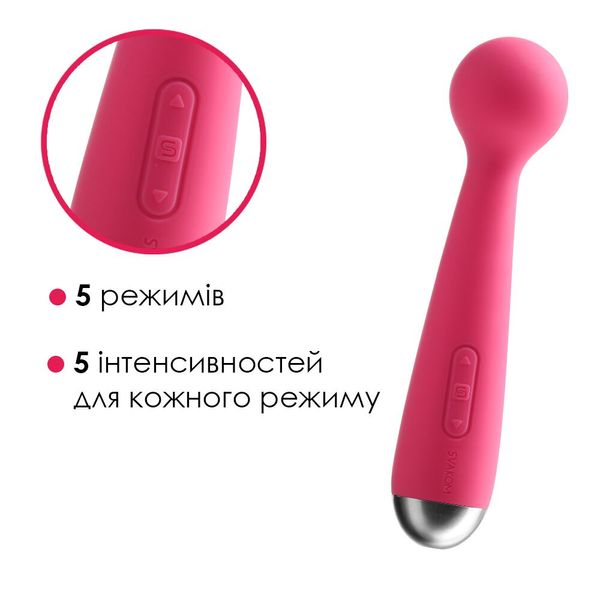 Вибромассажер с интеллектуальным режимом Svakom Mini Emma Plum Red SO4828 фото