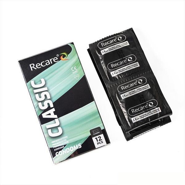 Prezerwatywy holograficzne Recare Classic 12 szt., klasyczne