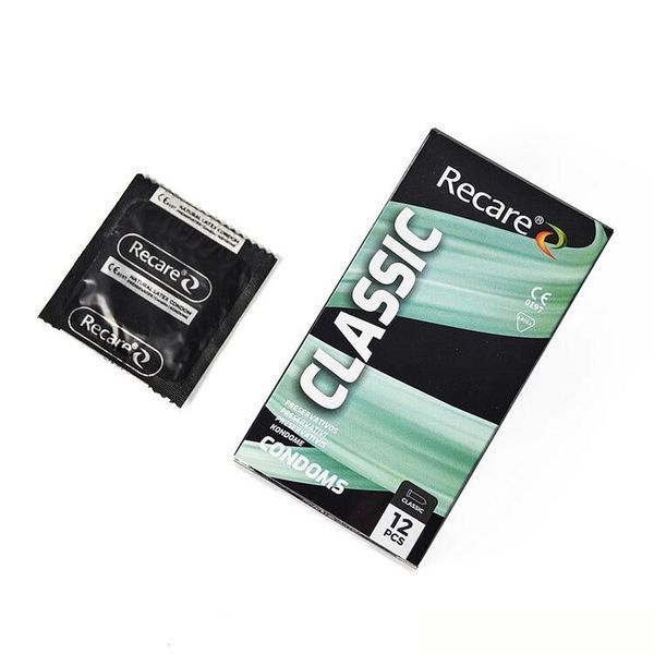 Prezerwatywy holograficzne Recare Classic 12 szt., klasyczne