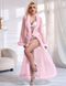 Полупрозрачный халатик Star Night с имитацией меха и поясом, размер M/L R81759-4/M/L фото 1
