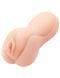 Realistic vagina masturbator beige, 15 x 1.5 cm