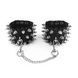 Наручники с шипами Art of Sex - Rose Spiked Leather Handcuffs, натуральная кожа SO7654 фото 3
