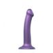 Насадка для страпона Strap-On-Me Mono Density Dildo Violet M, диам. 3,3см, однослойный силикон, гибк SO3570 фото 1