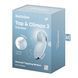 Blue Satisfyer Tap & Climax 2 Blue pulsating vibrator, finger tapping effect