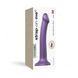 Насадка для страпону Strap-On-Me Mono Density Dildo Violet M, діам. 3,3 см, одношаровий силікон, гну SO3570 фото 4 Safeyourlove