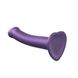 Насадка для страпону Strap-On-Me Mono Density Dildo Violet M, діам. 3,3 см, одношаровий силікон, гну SO3570 фото 2 Safeyourlove