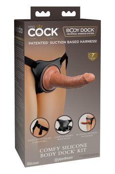 Pipedream King Cock Elite realistic strap-on, dual density, 20.5 cm x 3.5 cm