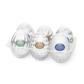Набір мастурбаторів-яєць Tenga Egg Hard Boild Pack (6 яєць) EGG-VP62 SafeYourLove