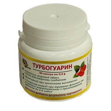 Dietary supplement "Turboguarin" for men and women, 30 capsules