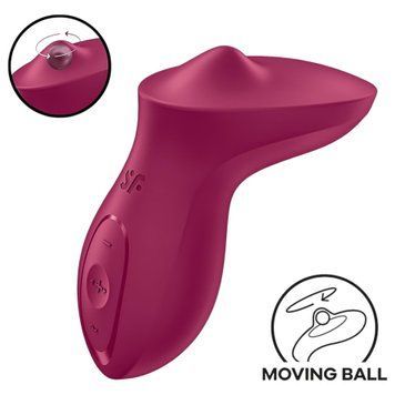 Satisfyer Exciterrr Berry Wibrator łechtaczkowy ze stymulacją perełkową, 2 niezależne silniki