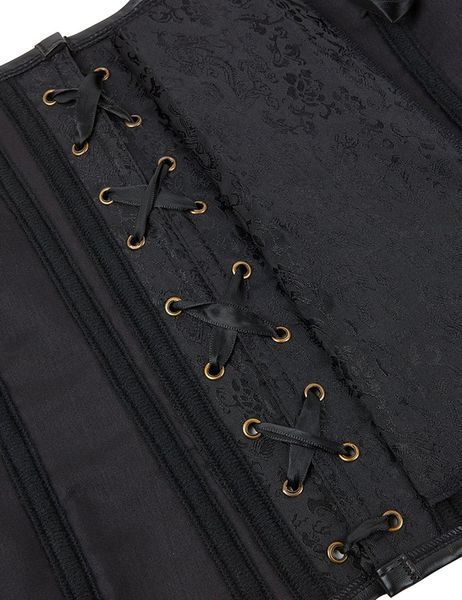 Corset Star Night 14 Soft Steel Bones, Black