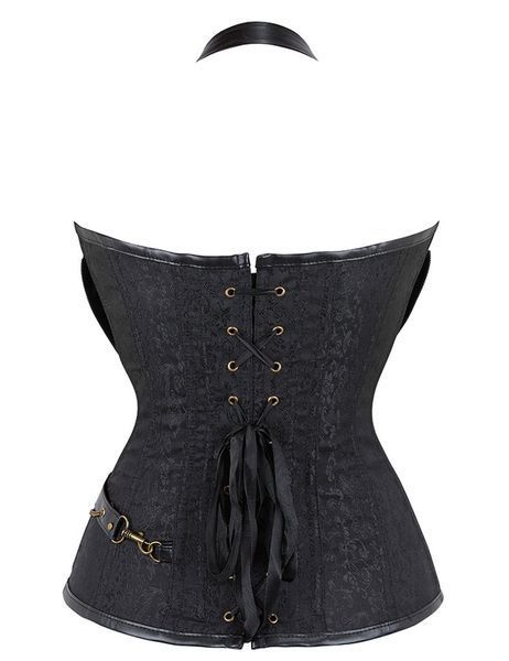 Corset Star Night 14 Soft Steel Bones, Black