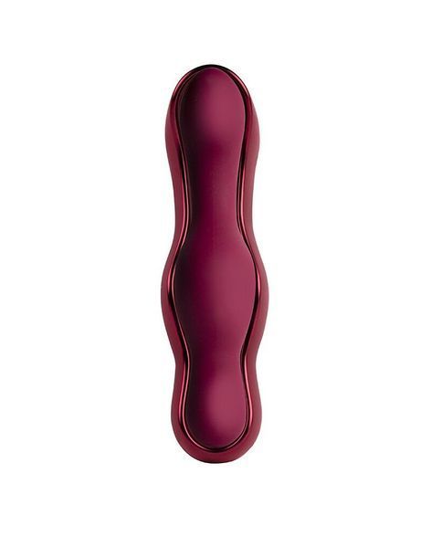 Universal sit-on-top vibrator Rocks Off Ruby Glow Blush, remote control