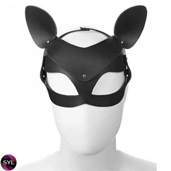 Маска кошечка Shiny cat Mask with studs 232451096 фото