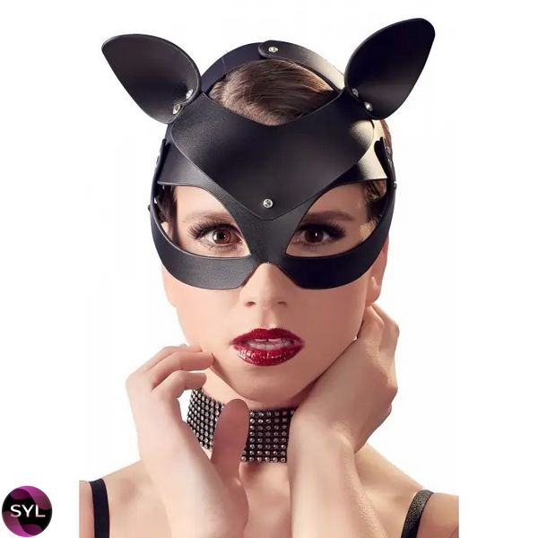 Маска кошечка Shiny cat Mask with studs 232451096 фото