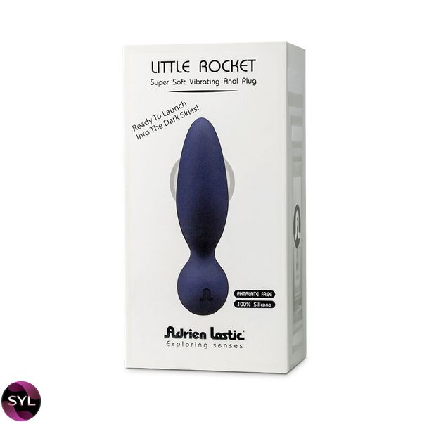 Анальна вібропробка Adrien Lastic Little Rocket макс. діаметр 3,5 см, soft-touch SO4482 SafeYourLove