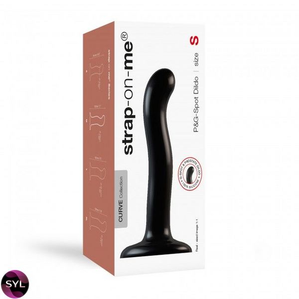 Насадка для страпону Strap-On-Me P&G-Spot Dildo, силікон, розмір S SO4078 SafeYourLove