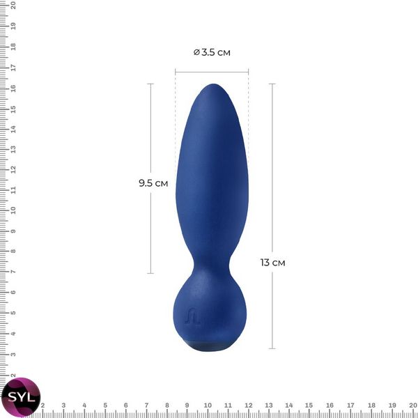 Анальна вібропробка Adrien Lastic Little Rocket макс. діаметр 3,5 см, soft-touch SO4482 SafeYourLove