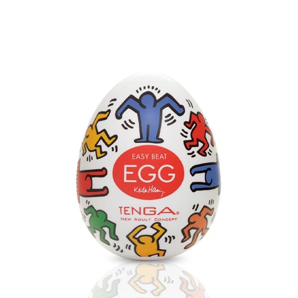 Мастурбатор-яйцо Tenga Keith Haring Egg Dance SO1702 фото