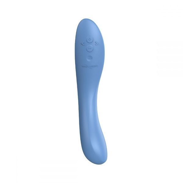 Wibrator punktu G Rave 2 We-Vibe, silikonowy, niebieski, 19,3 x 3 cm