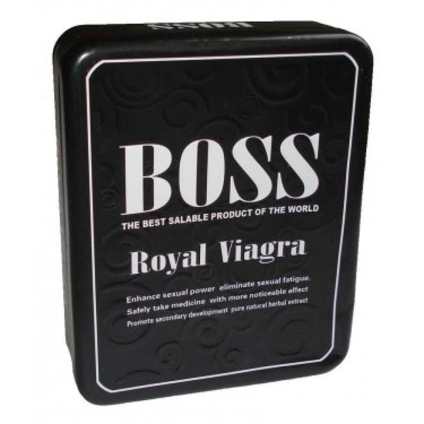 Таблетки для потенции Boss Royal Viagra за (цена за баночку, 3 капсулы)