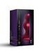 Universal sit-on-top vibrator Rocks Off Ruby Glow Blush, remote control