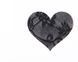 Star Night Heart Lace Nipple Pasties, Black