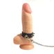 Кільце для пеніса Penis Ring із шипами та повідцем, натуральна шкіра SO5152 фото 4 Safeyourlove