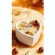 Świeca do masażu w kształcie serca Candy Nut Cream, 70 ml