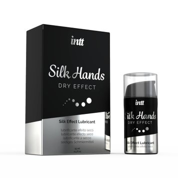 Ультрагуста силіконова змазка Intt Silk Hands (15 мл) з матовим ефектом, шовковистий ефект SO2923 SafeYourLove