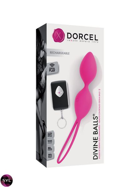 Вагінальні кульки Dorcel Divine Balls, діаметр 3,5 см, маса 91г MD1472 SafeYourLove