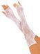Митенки Leg Avenue Lace Opera Length Fingerless Gloves, ажурные, длина выше локтя, цвет White SX1058 фото