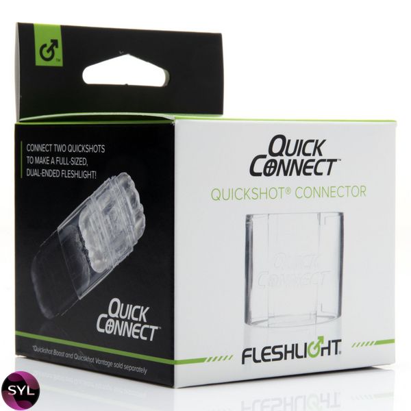 Адаптер Fleshlight Quickshot Quick Connect для соединения двух Квикшотов в одну игрушку F19266 фото