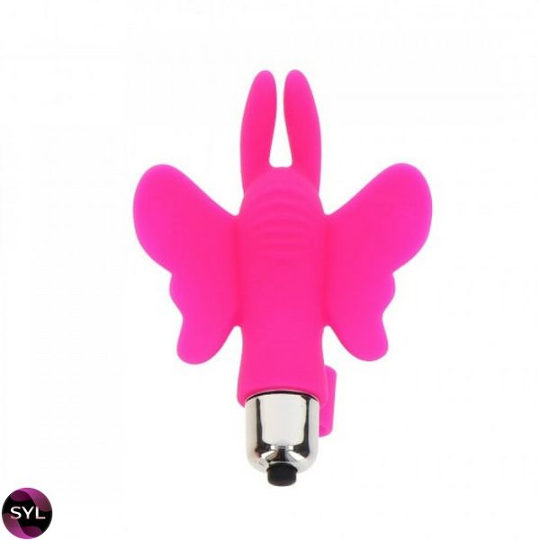 Вибратор на палец ToyJoy Butterfly Pleaser, розовый TJ10113 фото