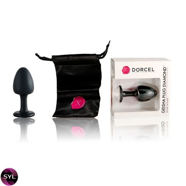 Анальна пробка Dorcel Geisha Plug Diamond XL з кулькою всередині, створює вібрації, макс діаметр 4,5 MD1328 SafeYourLove