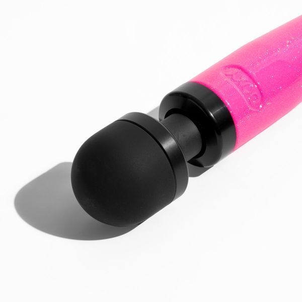 DOXY Die Cast 3R Hot Wibrujący masażer, bardzo mocny, akumulatorowy, metalowa obudowa, Pink