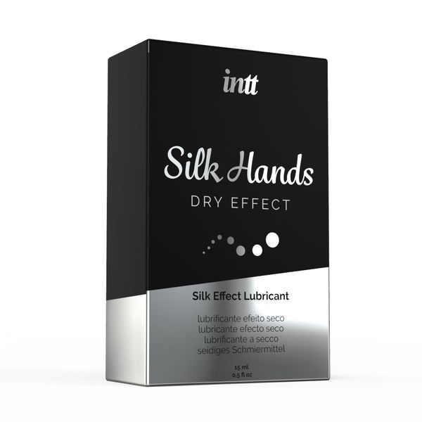 Ультрагуста силіконова змазка Intt Silk Hands (15 мл) з матовим ефектом, шовковистий ефект SO2923 SafeYourLove