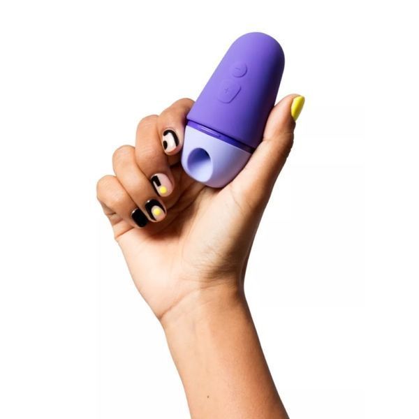 ROMP Free X vacuum clitoral stimulator, silicone, Purple