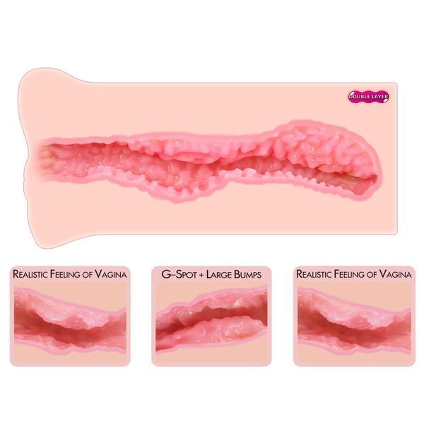 Мастурбатор-вагіна двошаровий Kokos Nara Double Layer SO1241 SafeYourLove