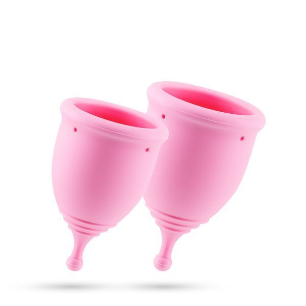 Set of menstrual cups CRUSHIOUS Minerva, S and L, with cover