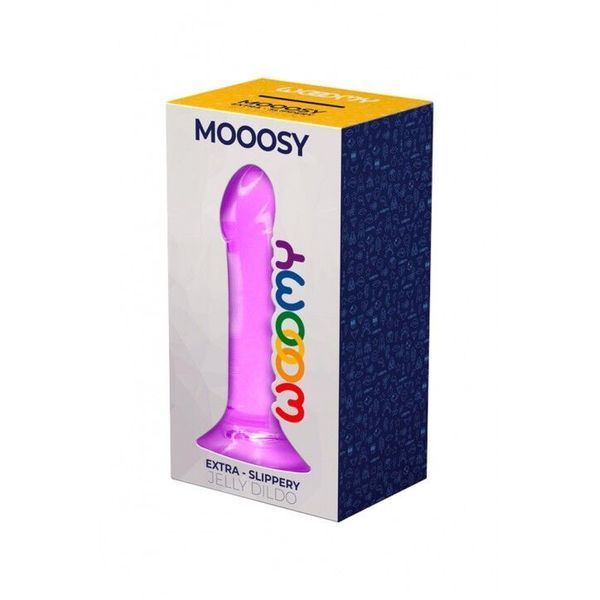 Дилдо Wooomy Mooosy, з присоскою, сумісний з трусиками для страпона, довжина 18 см, діаметр 4,5 см SO7393 SafeYourLove