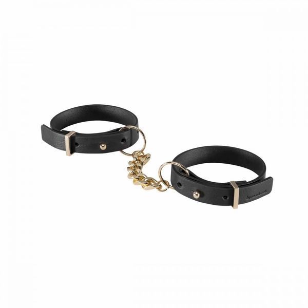 Наручники з екошкіри Bijoux Indiscrets Maze &ndash; Thin Handcuffs Black BJ0209 SafeYourLove